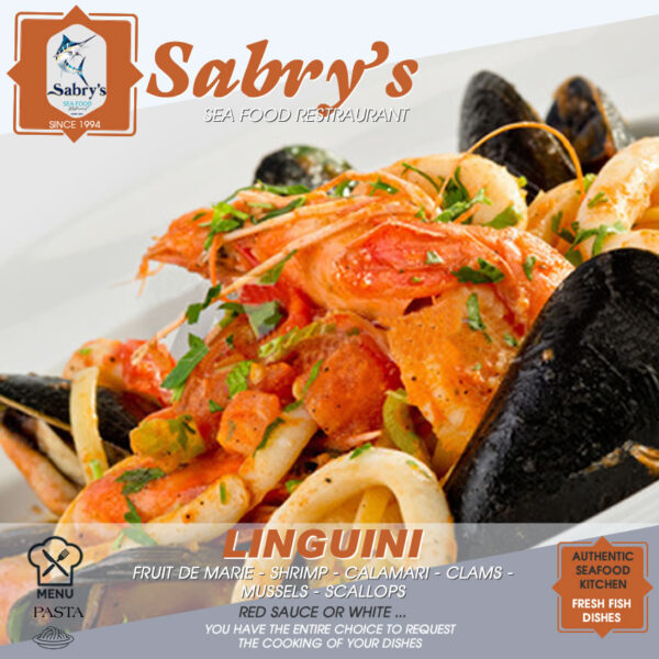 Linguini Fruit De Marie (Shrimp, Calamari, Mussels, Clams)